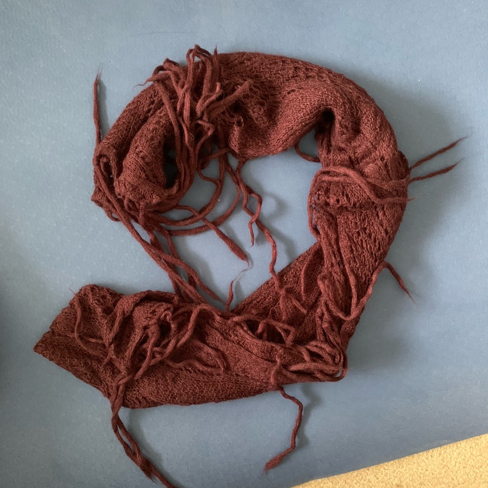 American Eagle Dark Red Scarf